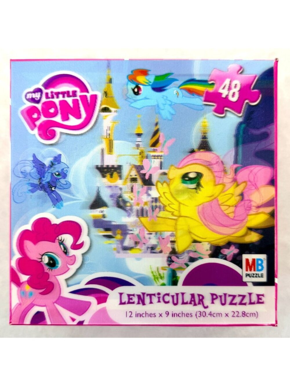 My Little Pony Lenticular Puzzle 48pc Milton Bradley Cardinal Hasbro 2013